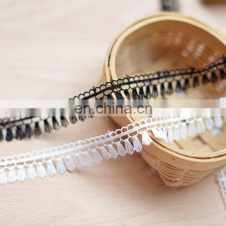 2018 new design colorful embroidery mesh lace tirmming