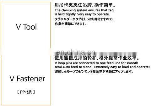 Loop Fastener Tagging Guns ,Needle no perforated for Tie