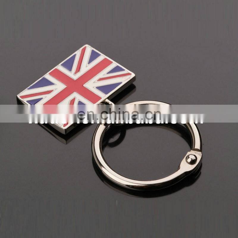 British Union Jack Flag UK flag souvenir metal keychain for souvenir/promotion gift