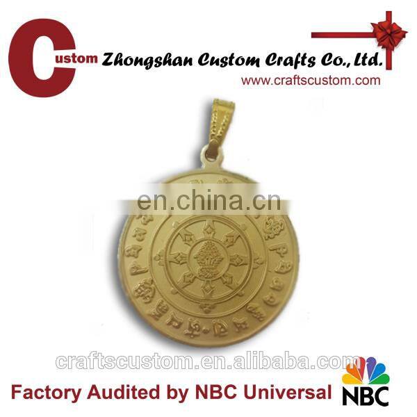 Promotional new products expert factory custom quality star design gold plated anniversary medal