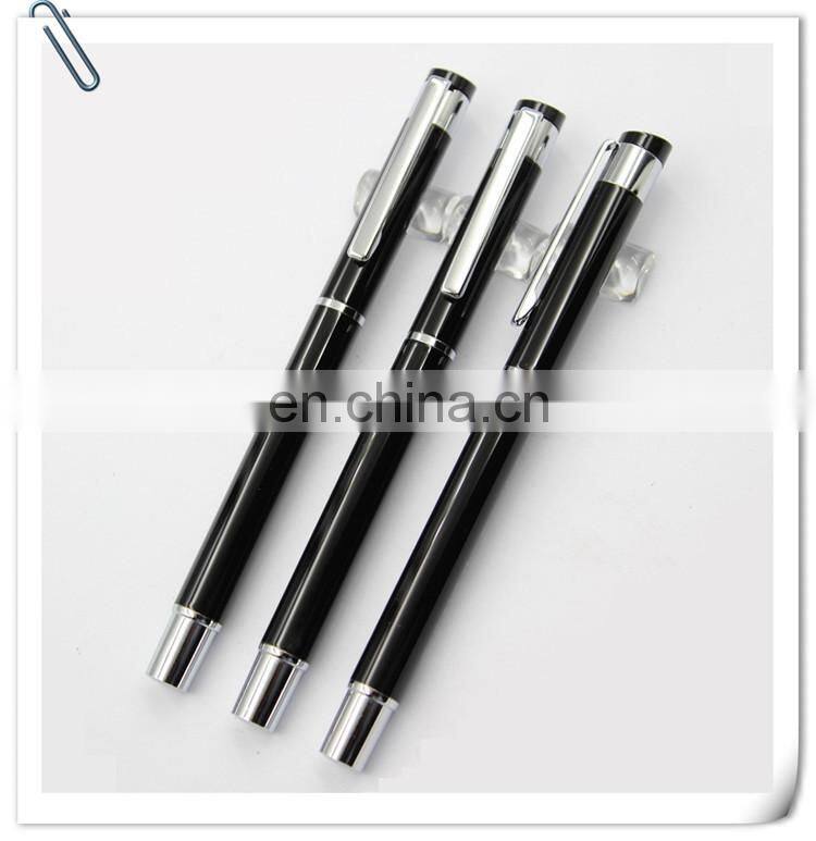 twist action colorful polished barrel metal l ballpoint ball pen with shiny chrome accents