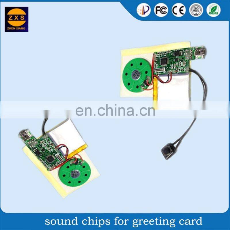 Audio Recordable Chip And Playback Chip Circuits For Cards And Toys