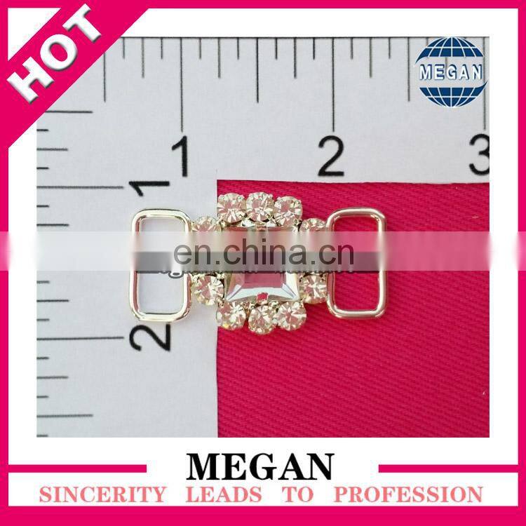 Wholesale Shining Rhinestone Swimwear Connector For Dress