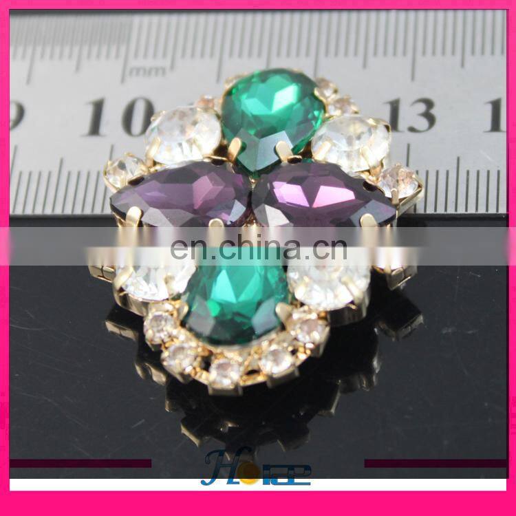 fashion handmade lady shoe decoration crystal sandal chain