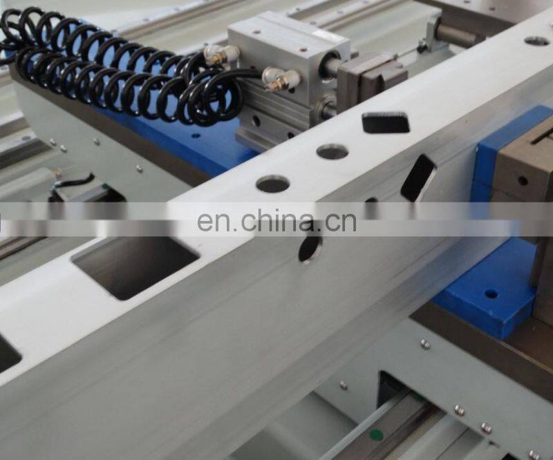 4 Axis Curtain Wall CNC Processing Milling Hole Machine