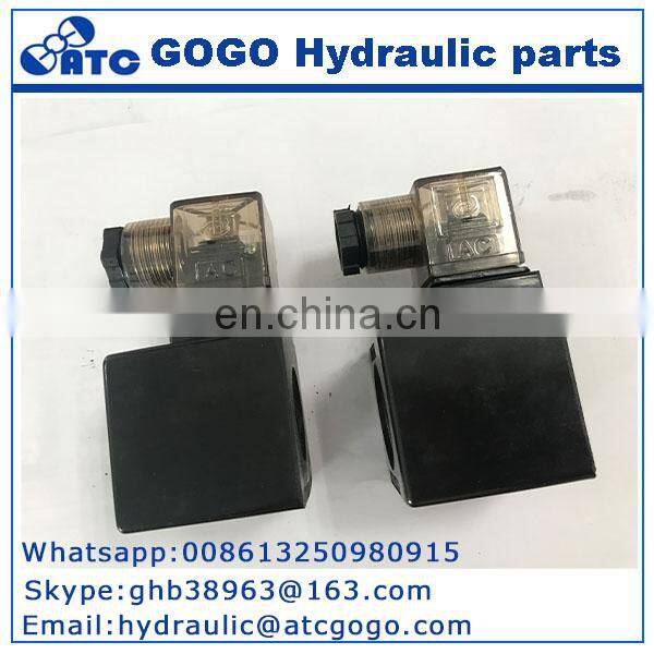 AC220v Hydraulic Solenoid Valve Coil With Teminal Box Connector