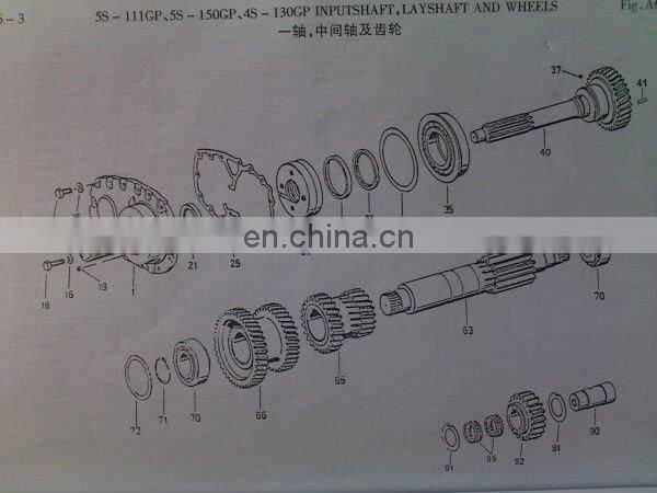 Truck Parts Main Shaft 1268302047