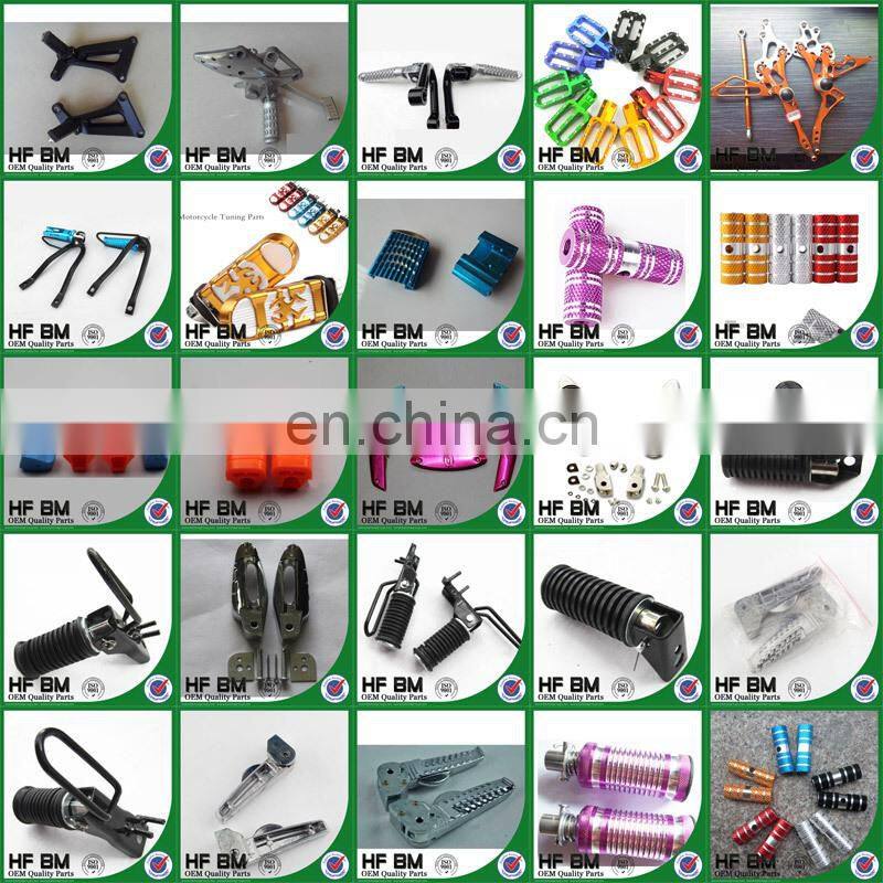 Motorcycle universal spare parts YMH YBR colorful tasteless foot rest CG front footrest WY pedal