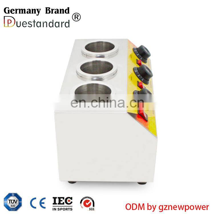 Commercial catering equipment hot chocolate soy sauce filling spread warmer bottles jam heating machine with factory prices