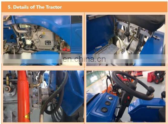 New agricultural small turning radiu 15hp farm small tractor made in China