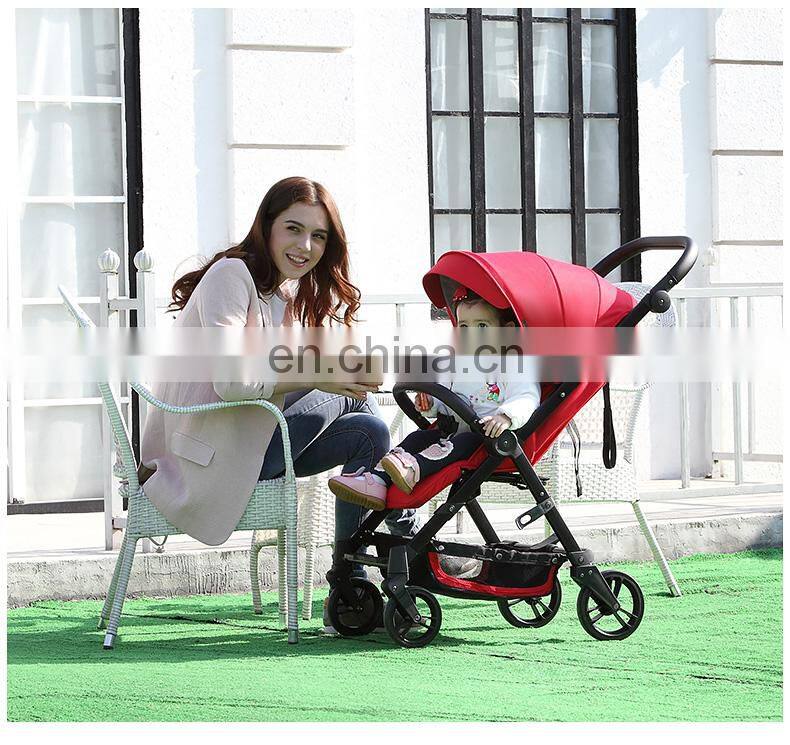 Baby Stroller Lightweight Folding Portable Four Wheel Shock Drive Baby Stroller