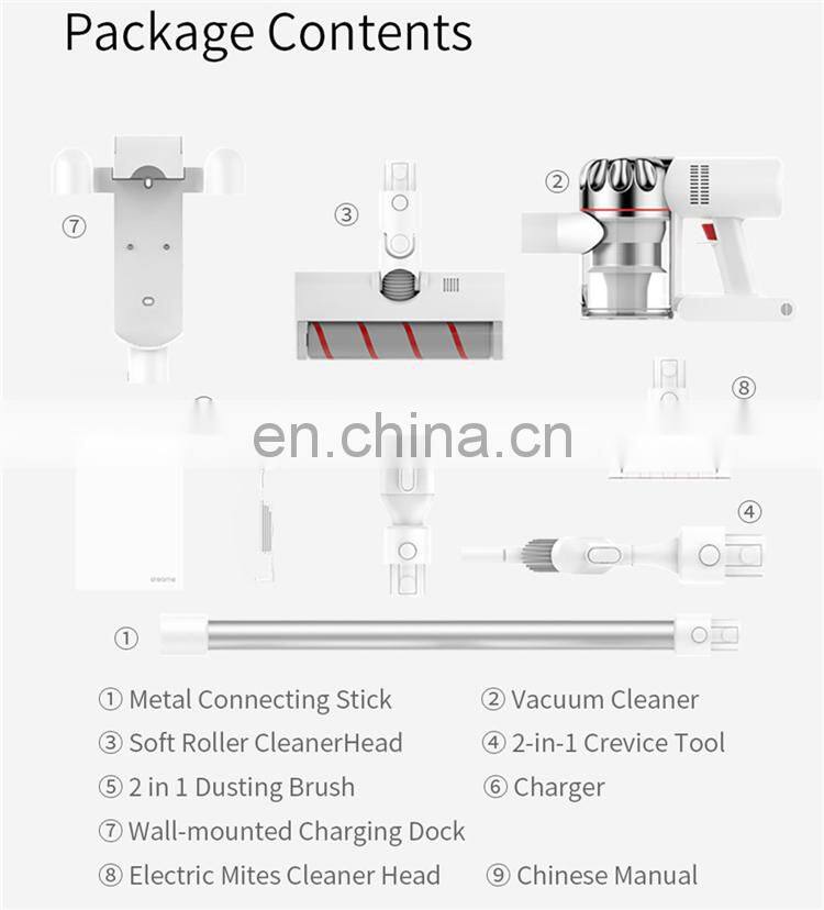 20000Pa Acarid-Killing 400W Handheld Vacuum Cleaner For Home Car Xiaomi Dreame V9 Vacuum Cleaners