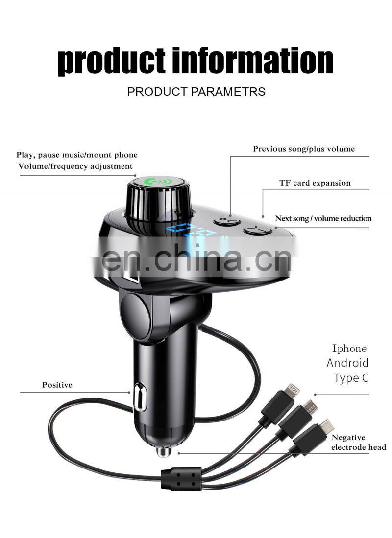 Car Charger Qc3.0 2021 Amazon Wholesale Oem/Odm New Mp3 Player Factory Wireless Charging Q15 Wireless Charger For Iphone Phone