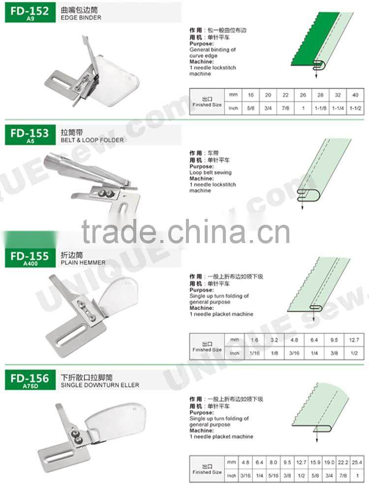 Folder/Binder for sewing machine 1