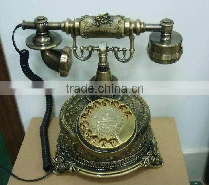 antique or ancient ratory telephone