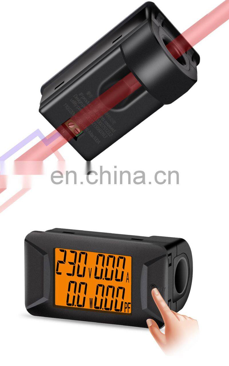 100A 220VAC 380VAC Power Meter Digital Voltmeter Ammeter Watt Meter Voltage Current Power Monitor electric Tester Volt 40-440V