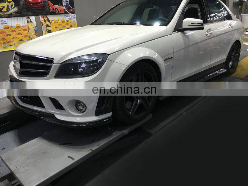 Carbon Fiber Front Lip Spoiler for Mercedes Benz W204 C63 AMG