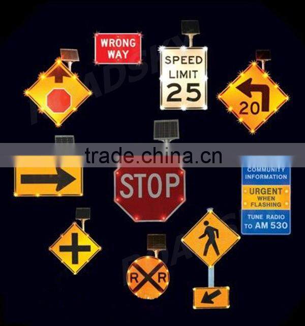 Custom Traffic Signs With Alumiun Plate And High Visibility