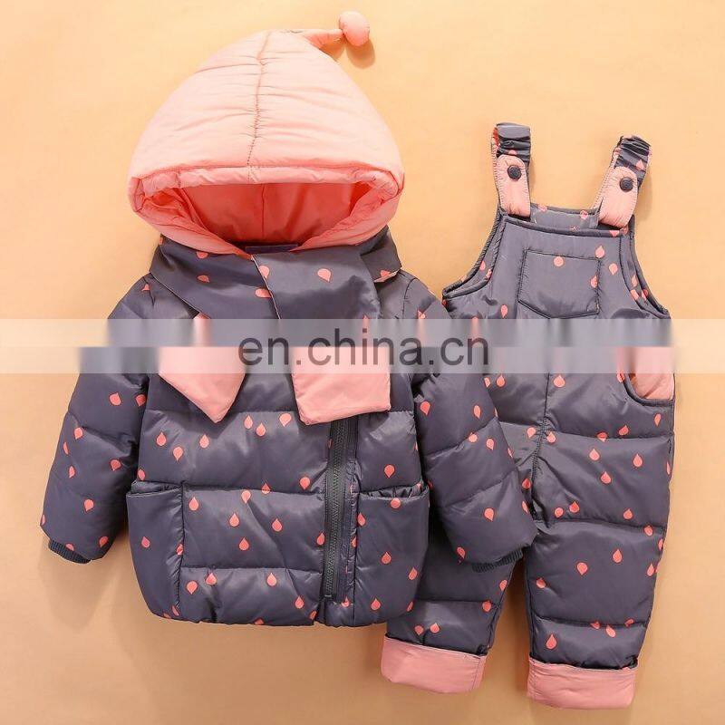 Wholesale Winter Jackets Children's girls children's down jacket suit girls'Prom Bangladesh China market new products
