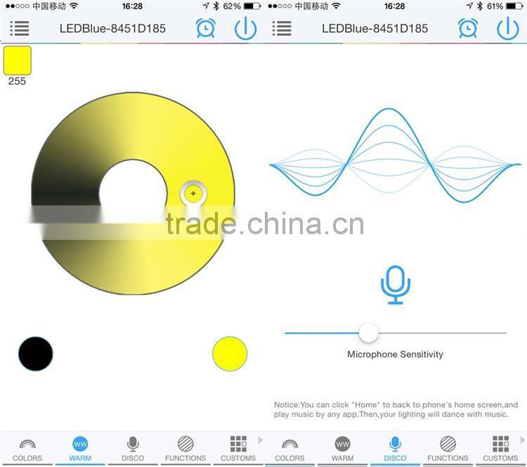New Arrival Cheap 4CH RGBW LED Strip Light Bluetooth LED Controller with English, Francais, Espanol, Italiano Android & IOS APP
