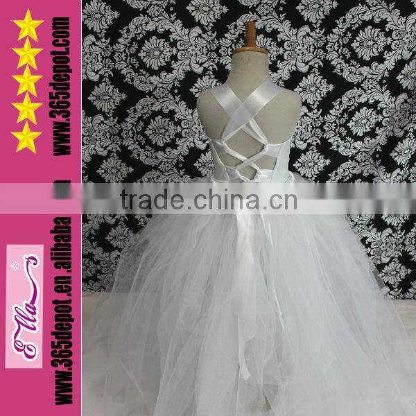 White Dress Cheap Baby Dress For Wedding Baby Dress
