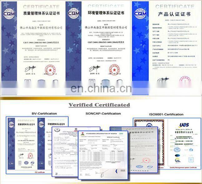 Powder coating aluminium furniture cabinet handles and Wood Grain Aluminium Frame Composite used