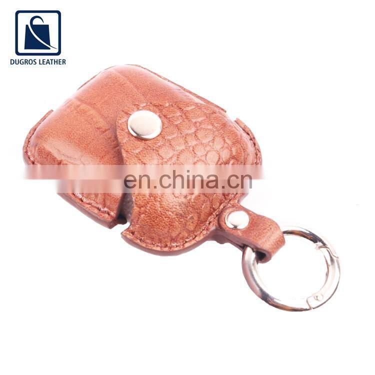 Bulk Quantity Manufacturer of High Quality Hot Selling Elegant Design Nickle Fitting Genuine Leather Airtag Key Chain