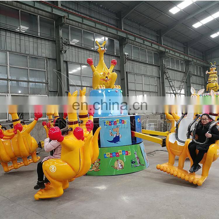 Entertainment jumping kangaroo rides swing control plane for sale