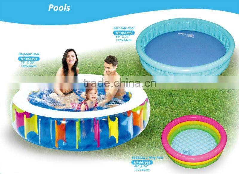 New design pvc pool with tent