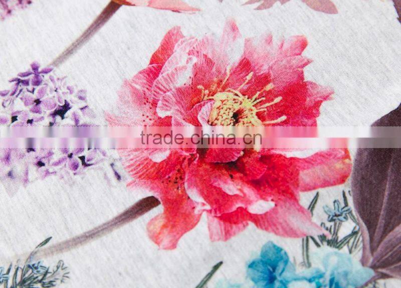 babysuit with all over printing, 95% cotton 5% spandex baby romper