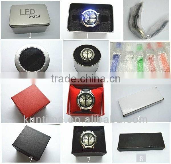 2014 machine cat head stainless steel back men watch digital LCD watch