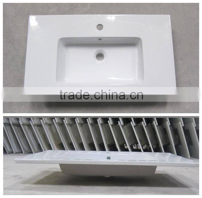 D80 Modern Bathroom Design, Deluxe Quality Vanity Basin Cabinet Basin, Ceramic Vanity Top for Bathroom Furniture