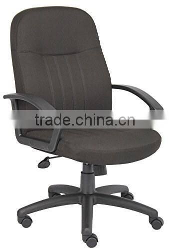 Boss Black Fabric Mid-Back Executive Chair