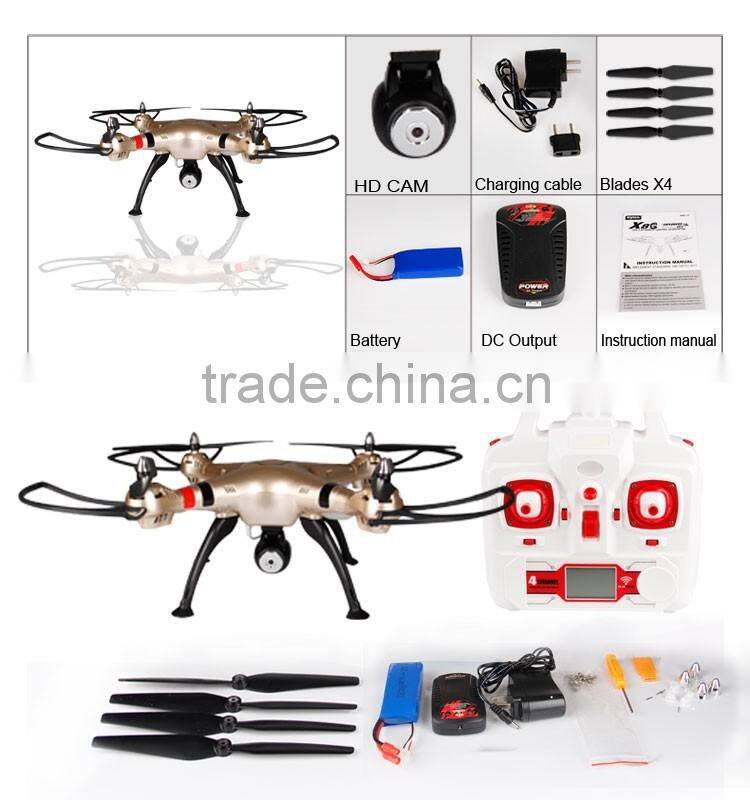 Syma X8HW WIFI FPV Real-time 2.4Ghz 6 Axis Gyro Headless Quadcopter Drone with HD Camera,Automatic Air Pressure High Headless