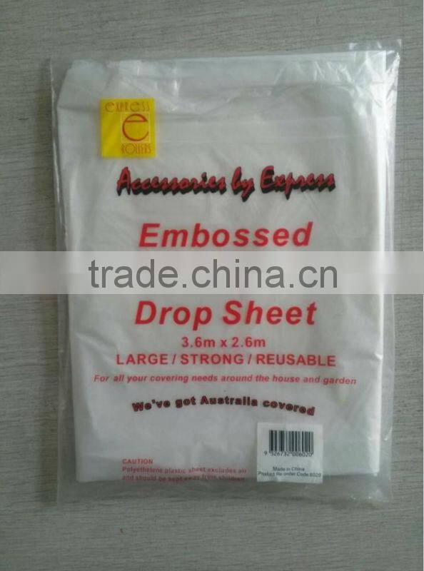 PE drop sheet, dust sheet,cover sheet