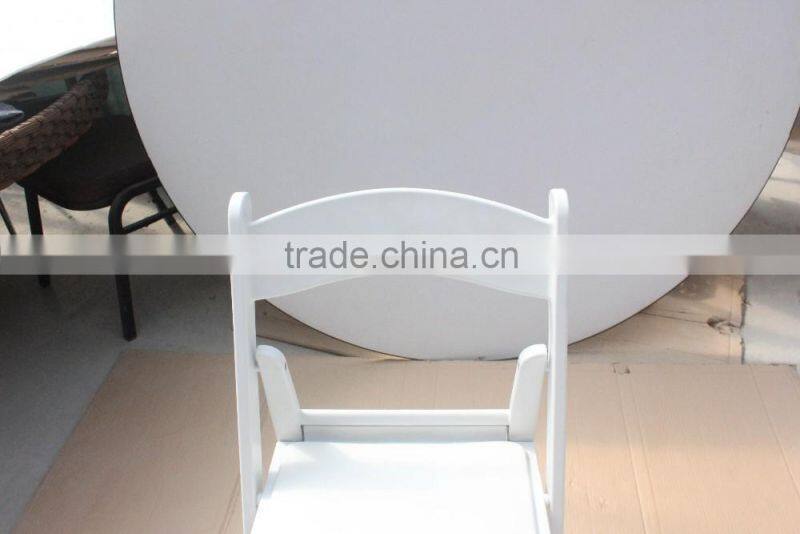 Wholesale white folding resin wimbledon chair for wedding event