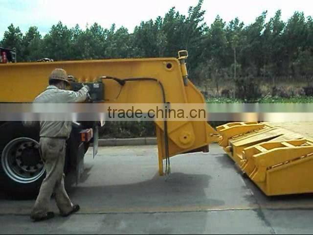 60 ton extendable steel pipe transport truck