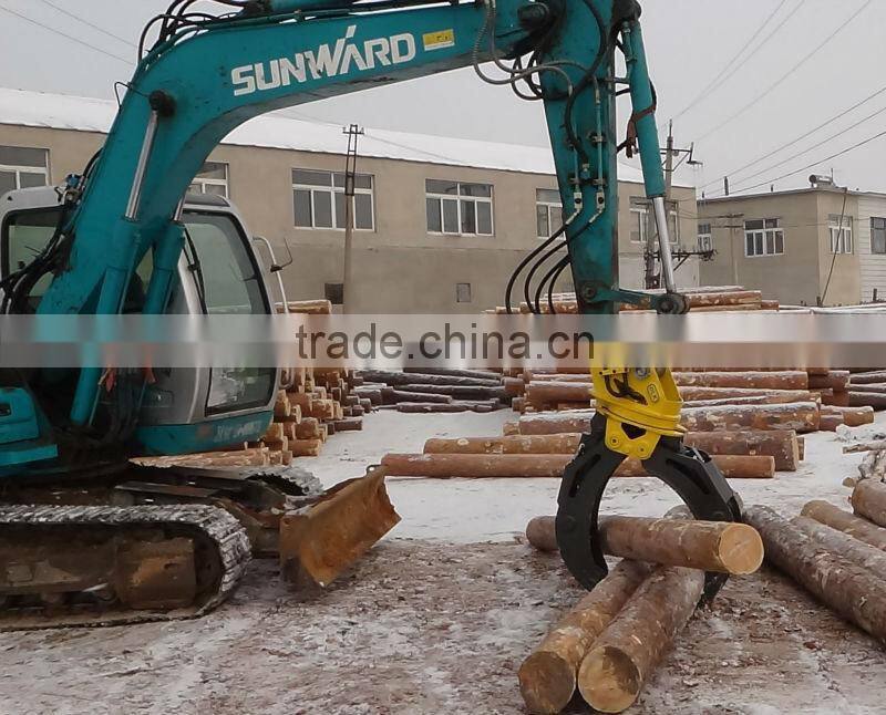 12-16 ton Hitachi Sunward Komatsu Kobelco Excavator Grapple, Hydraulic Grapple, Rotating Grapple, Grabs, Woods Log Grapple