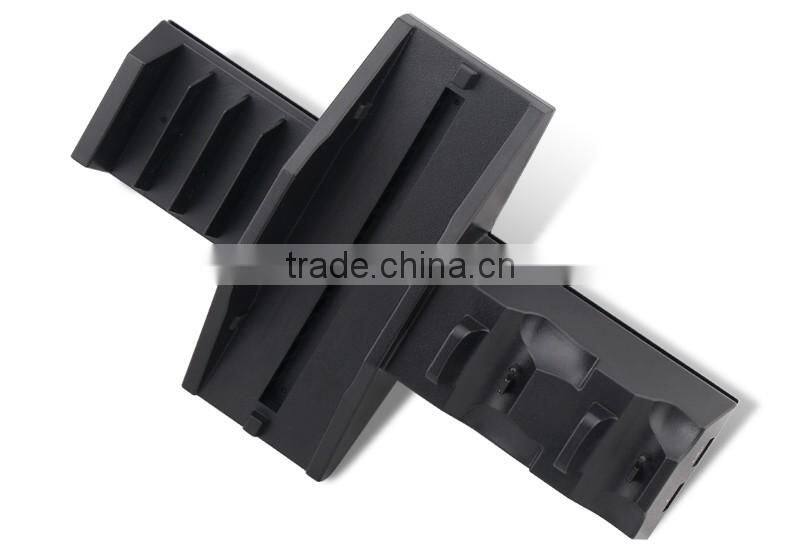 For PS4 Gamers Disk Tower and dual Charger dock with cooling fan