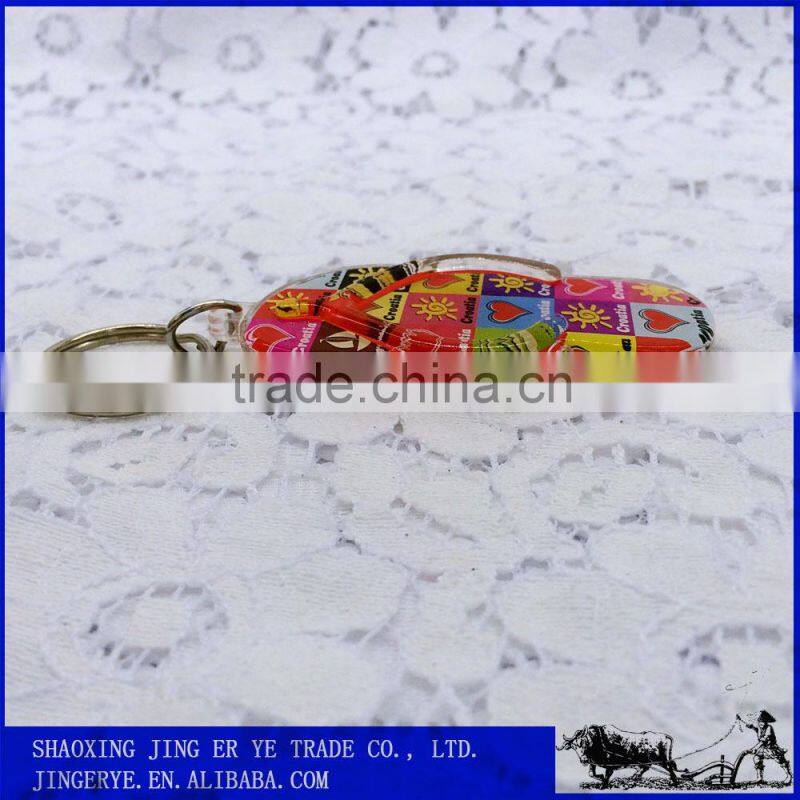 2015 Newest Promotion Cheap Gifts Acrylic Feet Key Chain