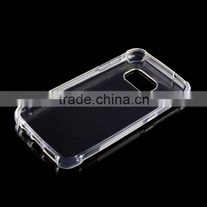 clear Transparent soft tpu anticollision dust control cell phone case for Samsung Galaxy S7 G930 skin