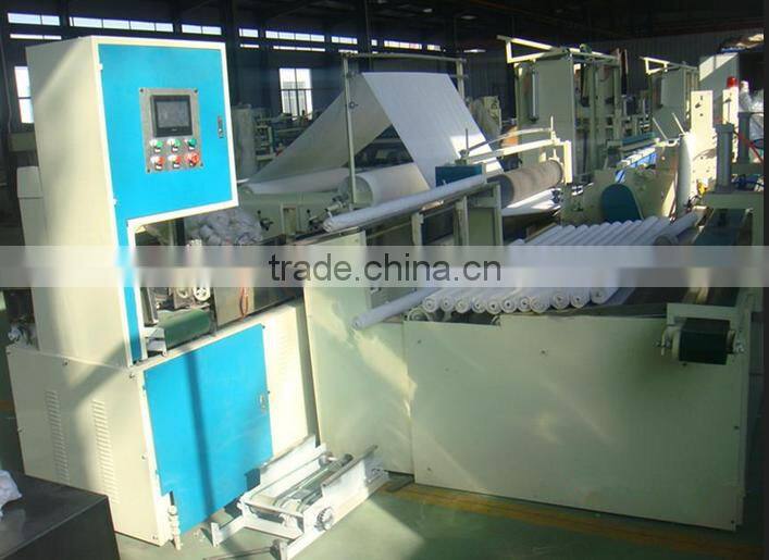 Fully Automatic Cutting Counting Embossing Paper Folding Napkin Tissue Converting Machine