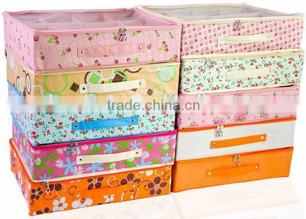HOT foldable rainbow loom storage organizer box