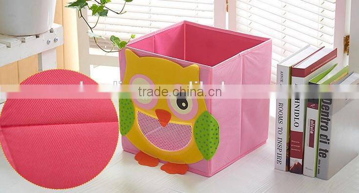 Cartoon Animal Multifunction Non Woven Fabric Organizer Box Storage Bins