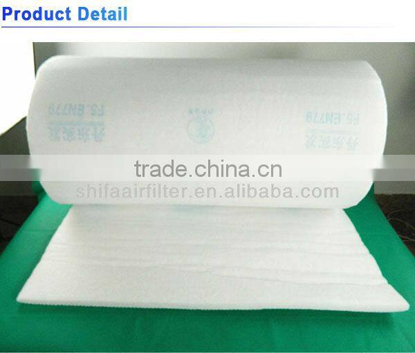 solid glue spray booth filter seamless material