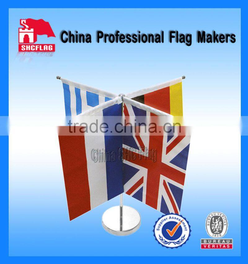 Table top flag stand/ Tabl flag/National desk flag