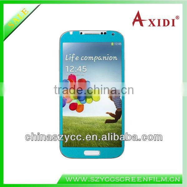 For Samsung S4(I9500) Colourful Good Quality Factory Manufacture Fashion Leather Screen Protector