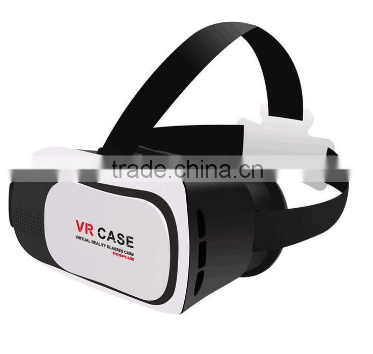 VR Virtual Reality Headset 3D Glasses Third Generation Video Movie and Game For 4~6 inch Smartphones