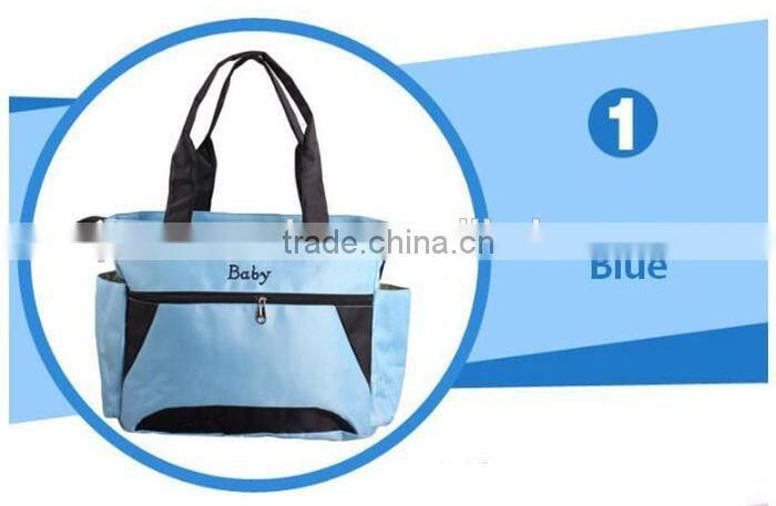 Wholesale tote one shoulder mommy baby diaper bag