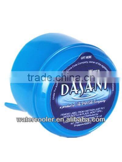 no spill&5gallon plastic dark blue water bottle closure